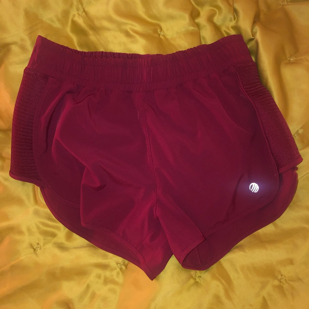 Maroon/Red Workout Shorts